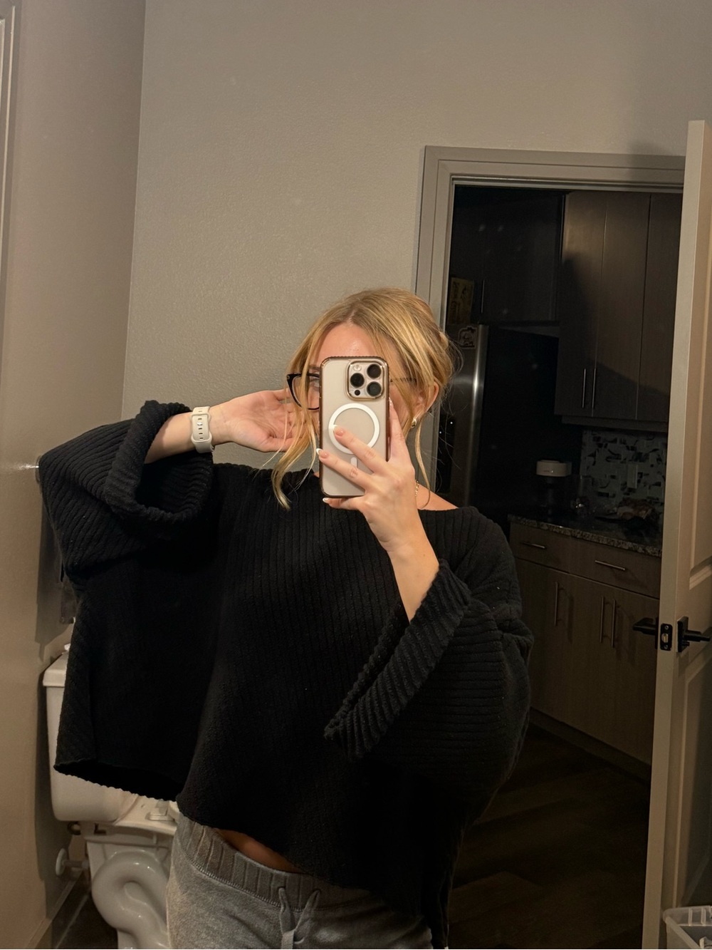 Free People women’s black sweater size small